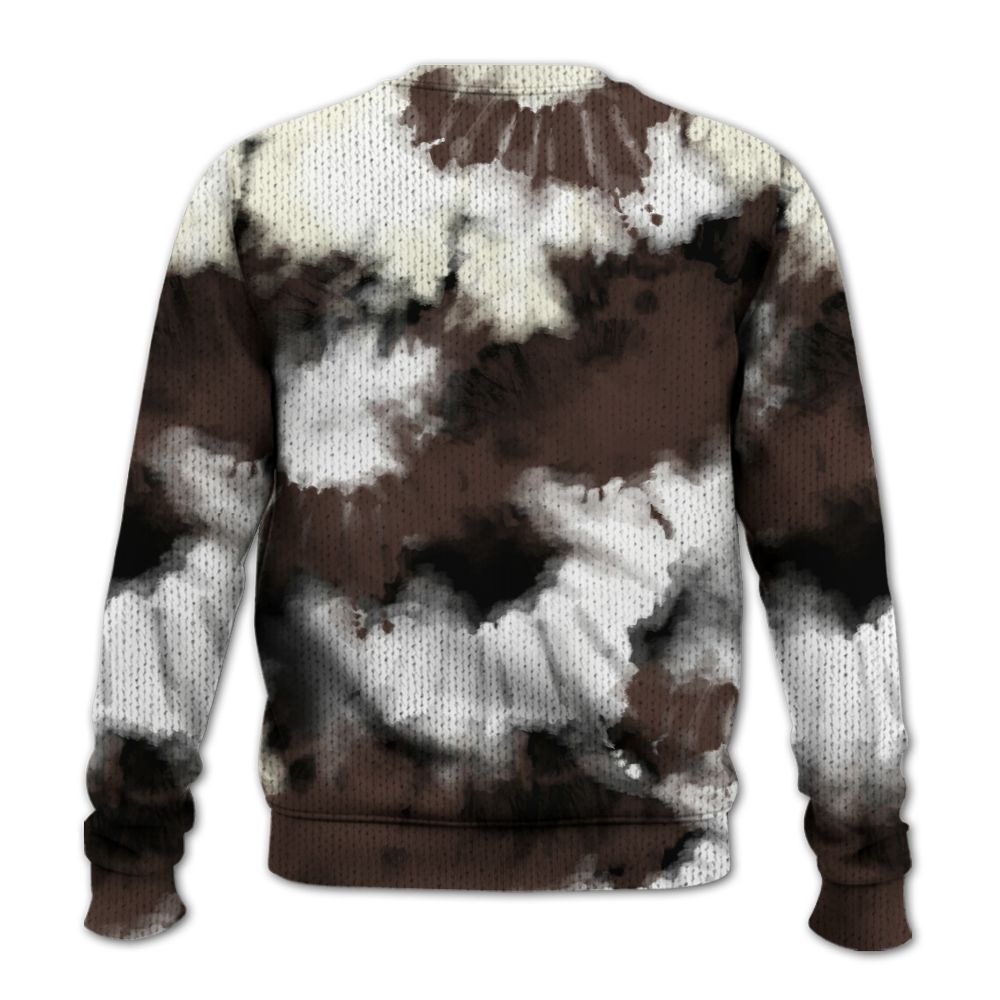 Knitted Sweater To Match SoleFly Cafecito 12s - Tie Dye FK Around Find Out