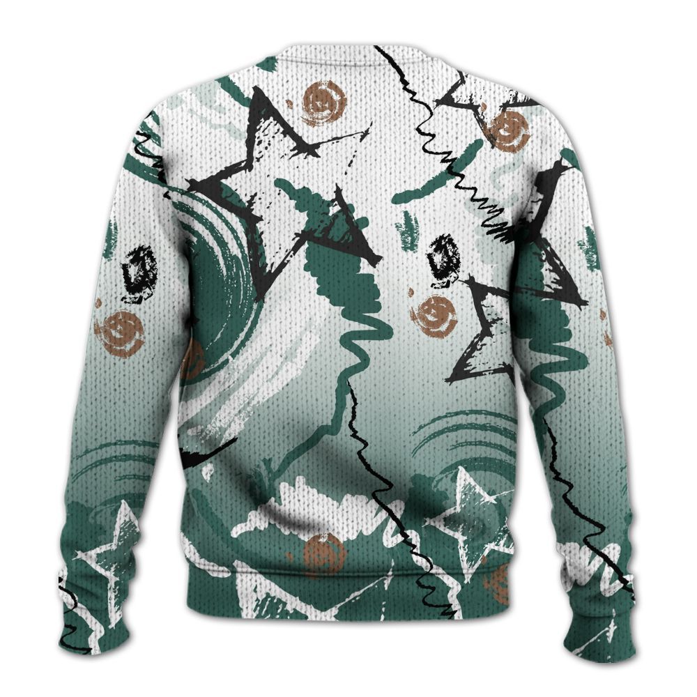 Knitted Sweater To Match Low OG Oxidized Green 1s - Grind Shine Later Drip