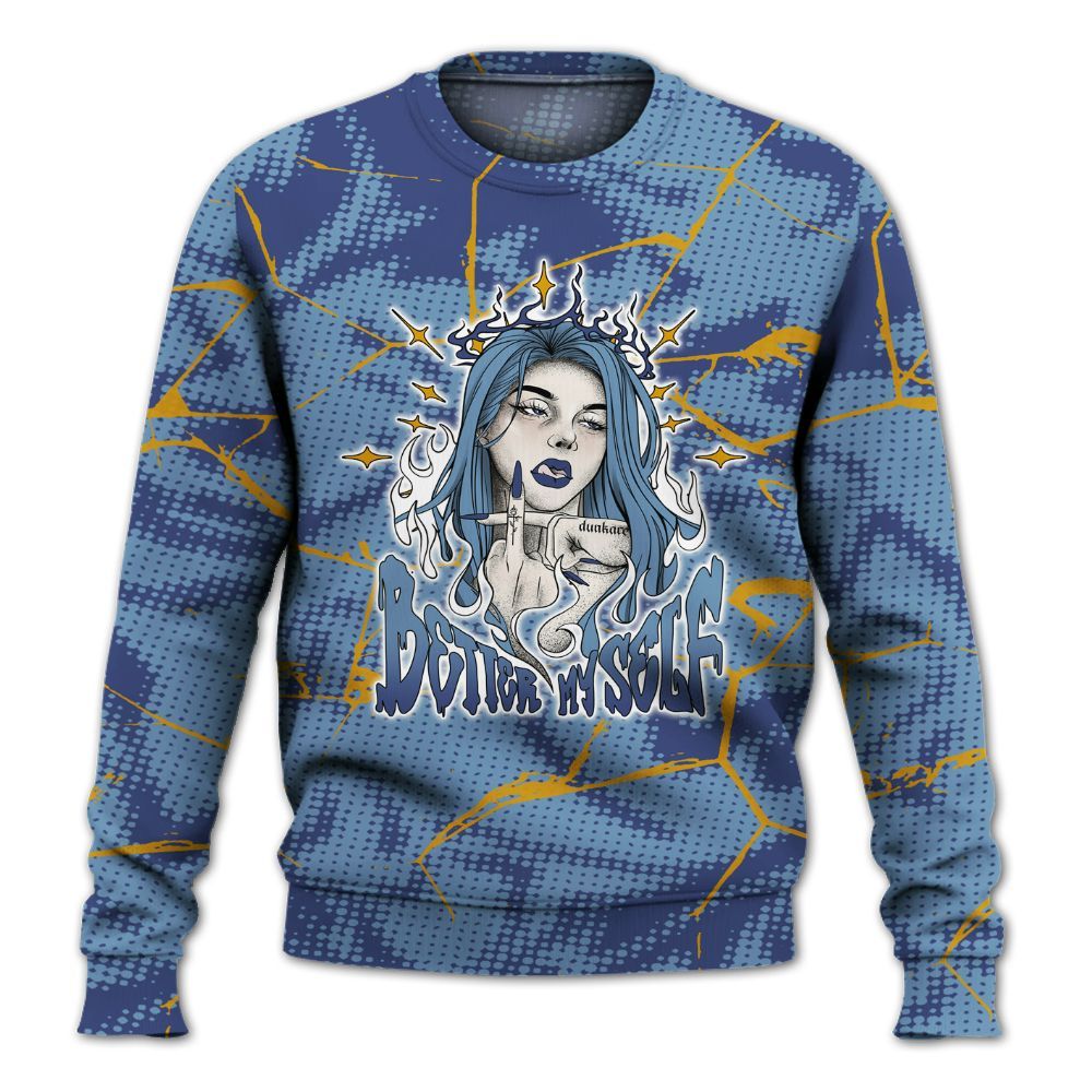 Sweatshirt To Match High OG First In Flight 1s - My-Self Crack Unique All Over Print