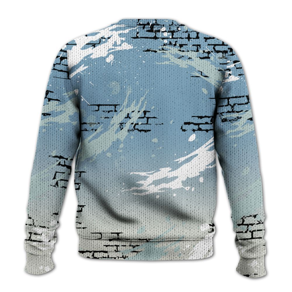 Sweater To Match Denim Worn Blue 2025 4s - Values Of Loyalty Drip Graphic