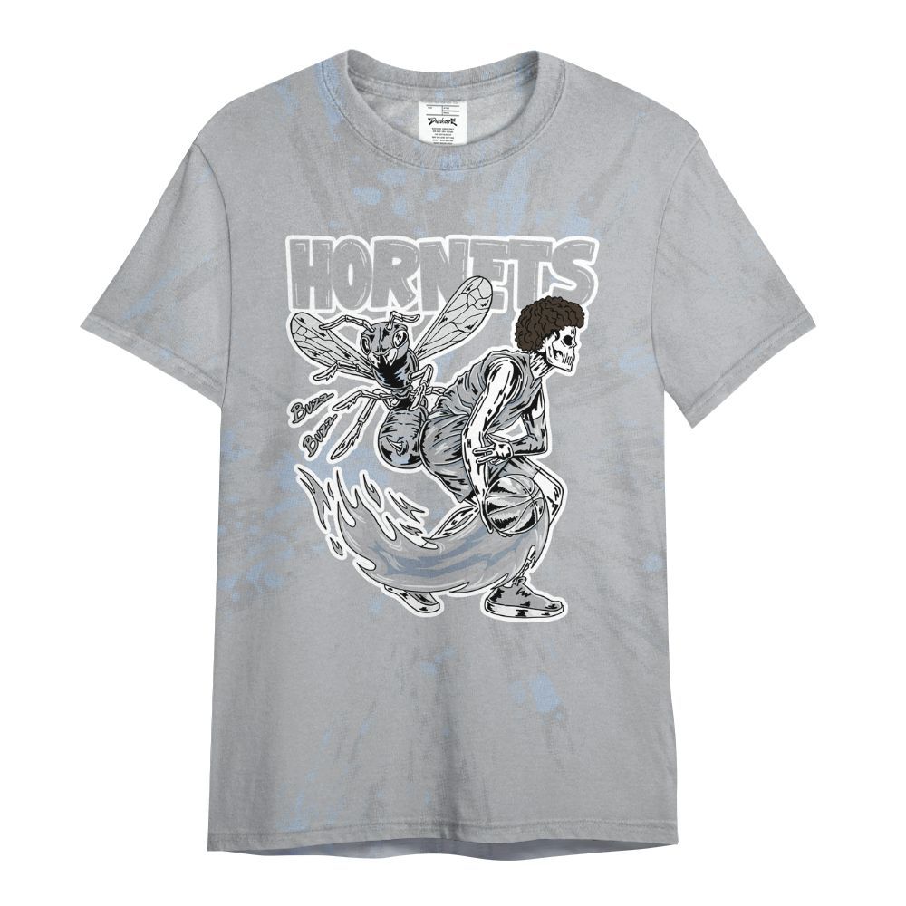 Shirt To Match Low OG Wolf Grey 1s - Hornets Skeleton Luxury All Over Print