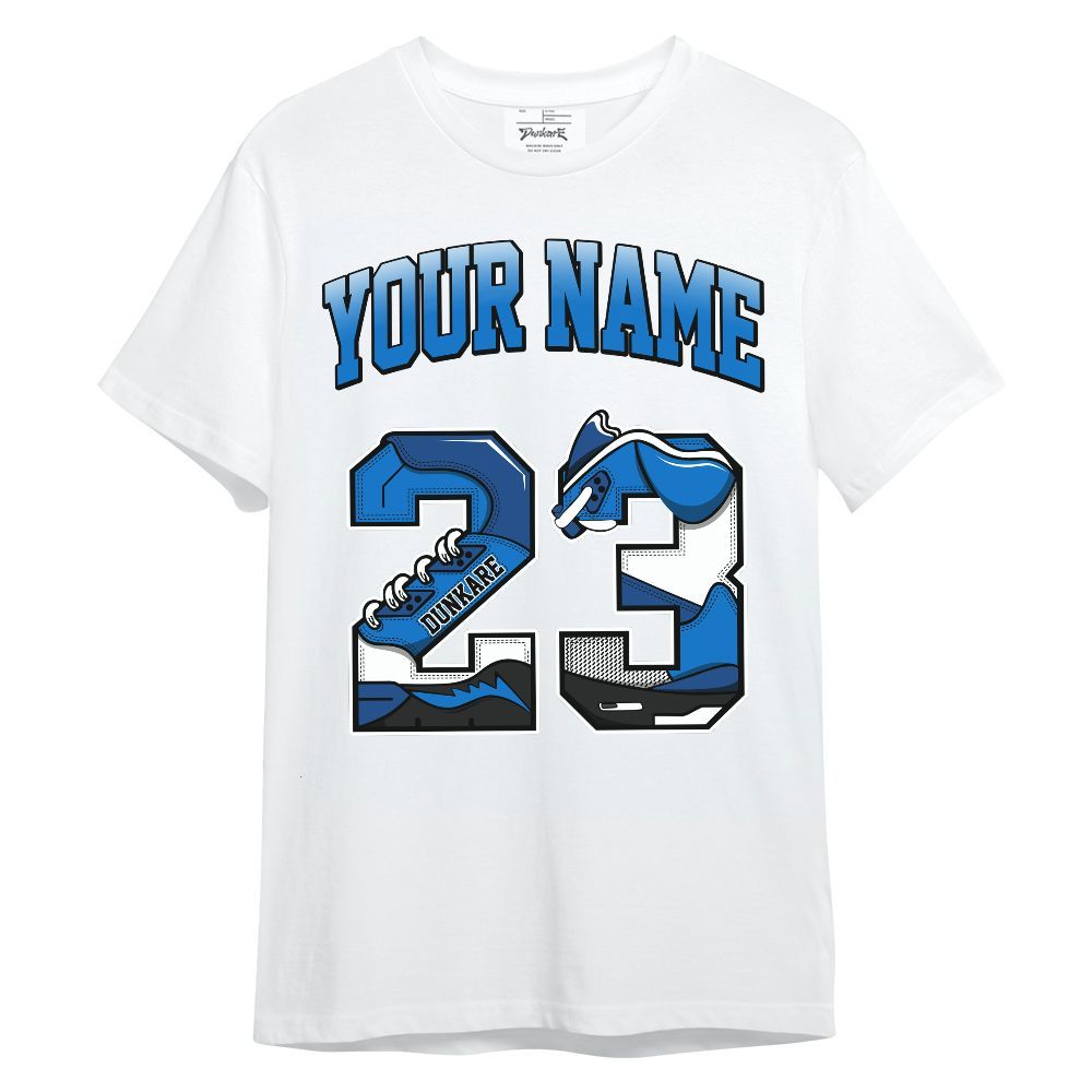 Shirt To Match Blueberry 12s - Custom Name Number 23 5s Unisex Shirt