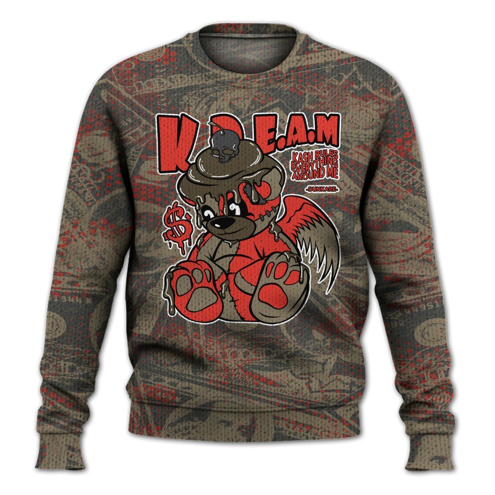 Knitted Sweater To Match Olive 9s - Loot Bear