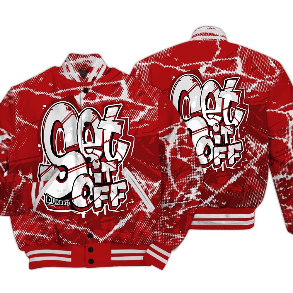 Varsity Jacket To Match Red Taxi 12s - Set It Off Profound Graphic Varsity Jacket Unisex