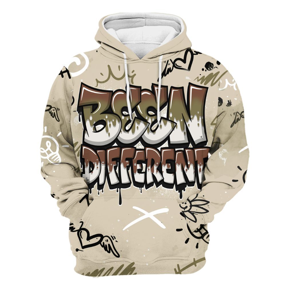 Hoodie To Match Sail Neutral Olive 6s - Drip Been Di2ferent All Over Print