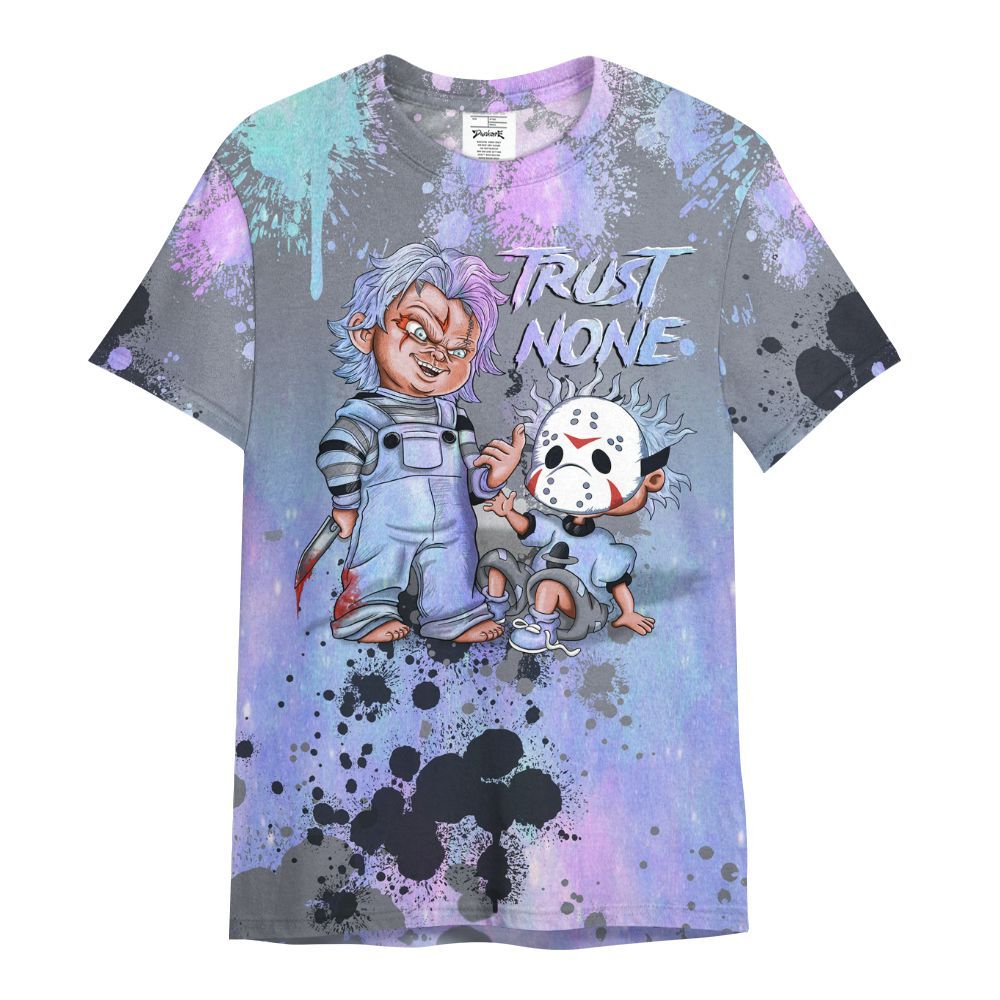 Shirt To Match Zen Master 4s - Trust No One Scary All Over Print