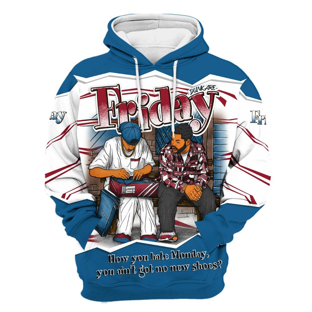 Hoodie To Match Mid Team USA 1s - Friday Movie 90s TV All Over Print