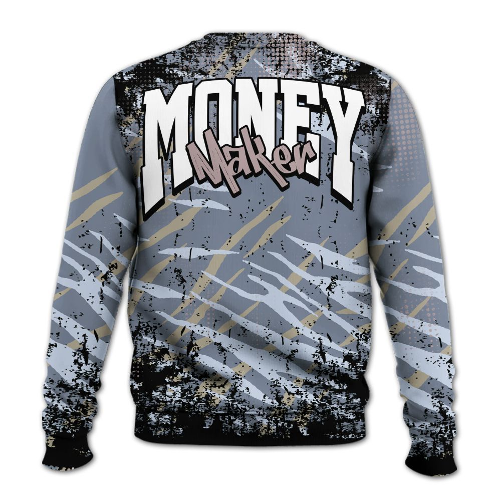 Sweatshirt To Match Ja 2 Induction - Move In Silence Money Street Retro All Over Print