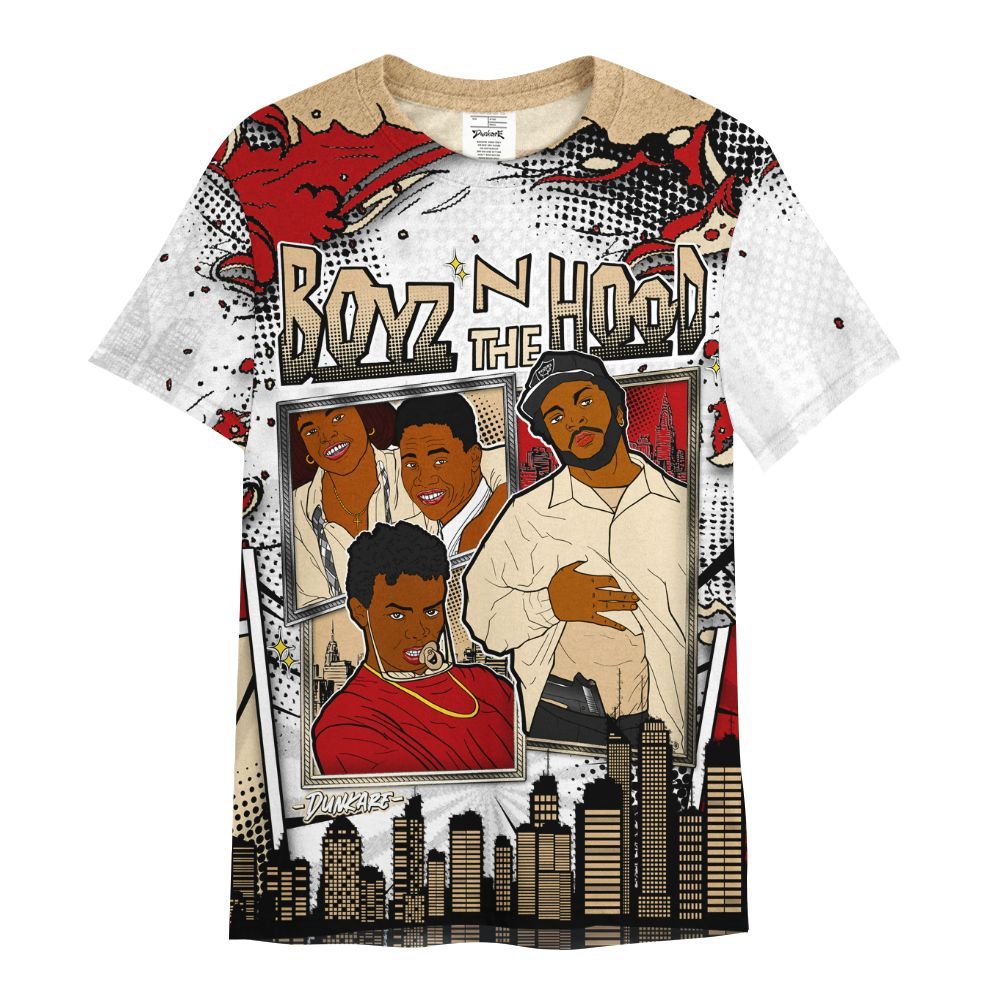 Shirt To Match Dunk Low Strawberry Waffle - Movie BoyzZ The Hood All Over Print
