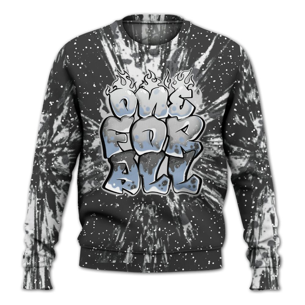 Sweatshirt To Match Reverse Black White 6s - Ones For All Graphic Luxury All Over Print