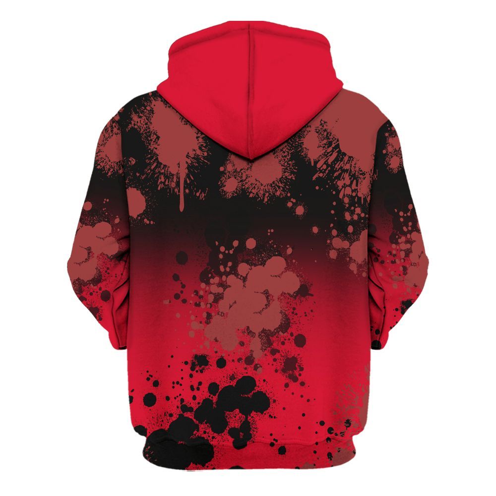 Hoodie To Match Air Max Sunder Gore Tex Fire Red - God Blessed Ink Drip All Over Print