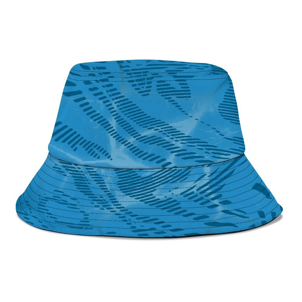 Bucket Hat To Match Powder Blue 9s - Havok Bear Graphic