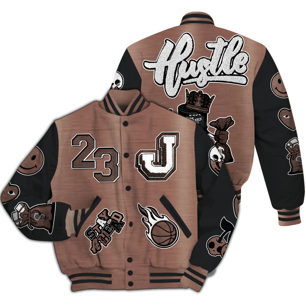 Varsity Jacket To Match KD 4 Christmas - Hustles Money Number 23 All Over Print