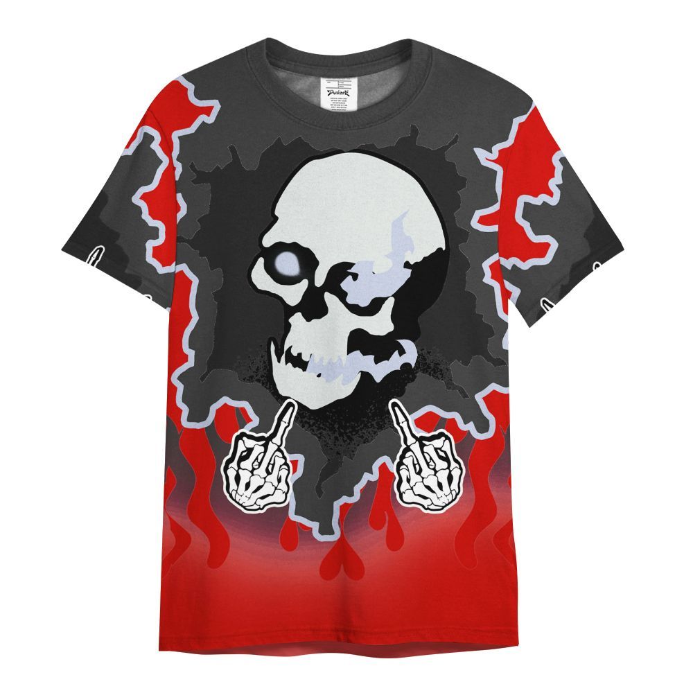 Shirt To Match Fire Red 6s - F Around Find Out Graphic Trapped All Over Print