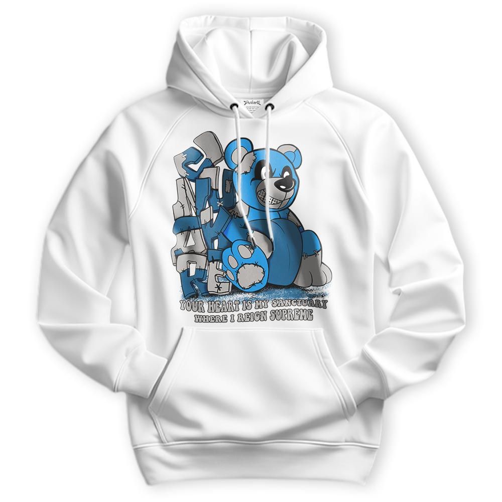 Sweatshirt To Match Hoodie Possession, Military Blue 4s Hoodie, To Match Sneaker Military Blue 4s, Hoodie NCMD