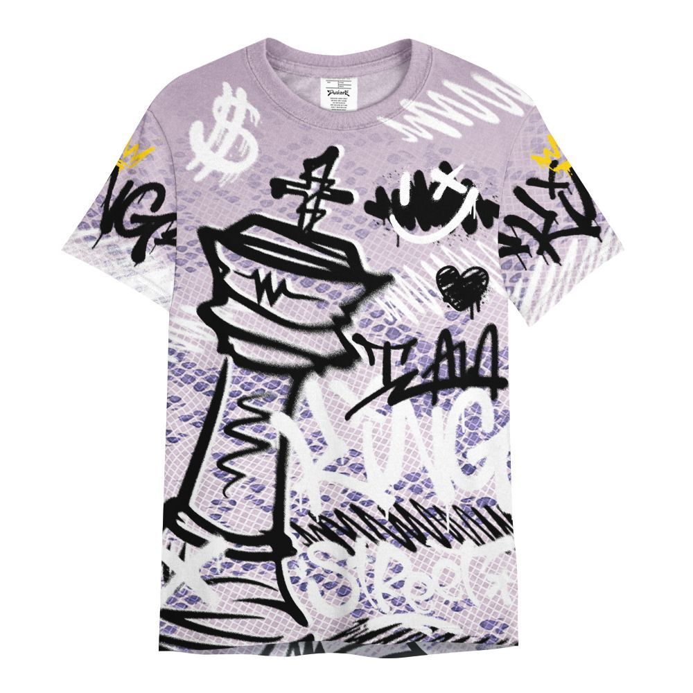 Shirt To Match Air Force 1 Low Purple Snake - Street King Chess Streetwear All Over Print