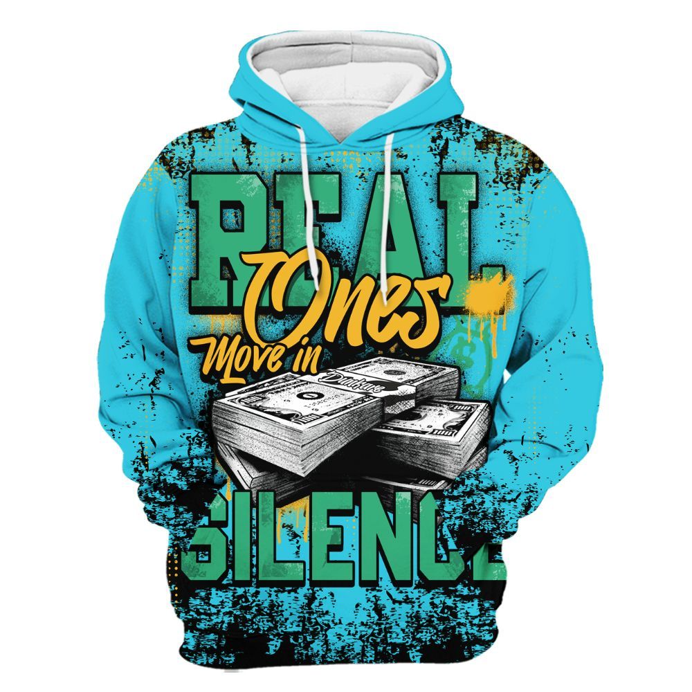 Hoodie To Match Dunk Chunky Dunky - Move In Silence Money Street Retro All Over Print