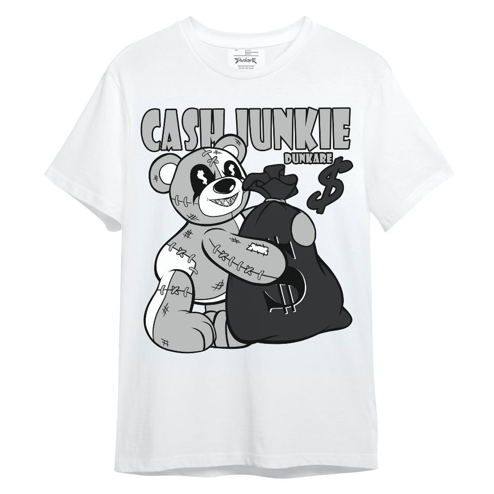 Shirt To Match Low 85 Metallic Black 1s - Cashs Junkie Bear Unisex Shirt