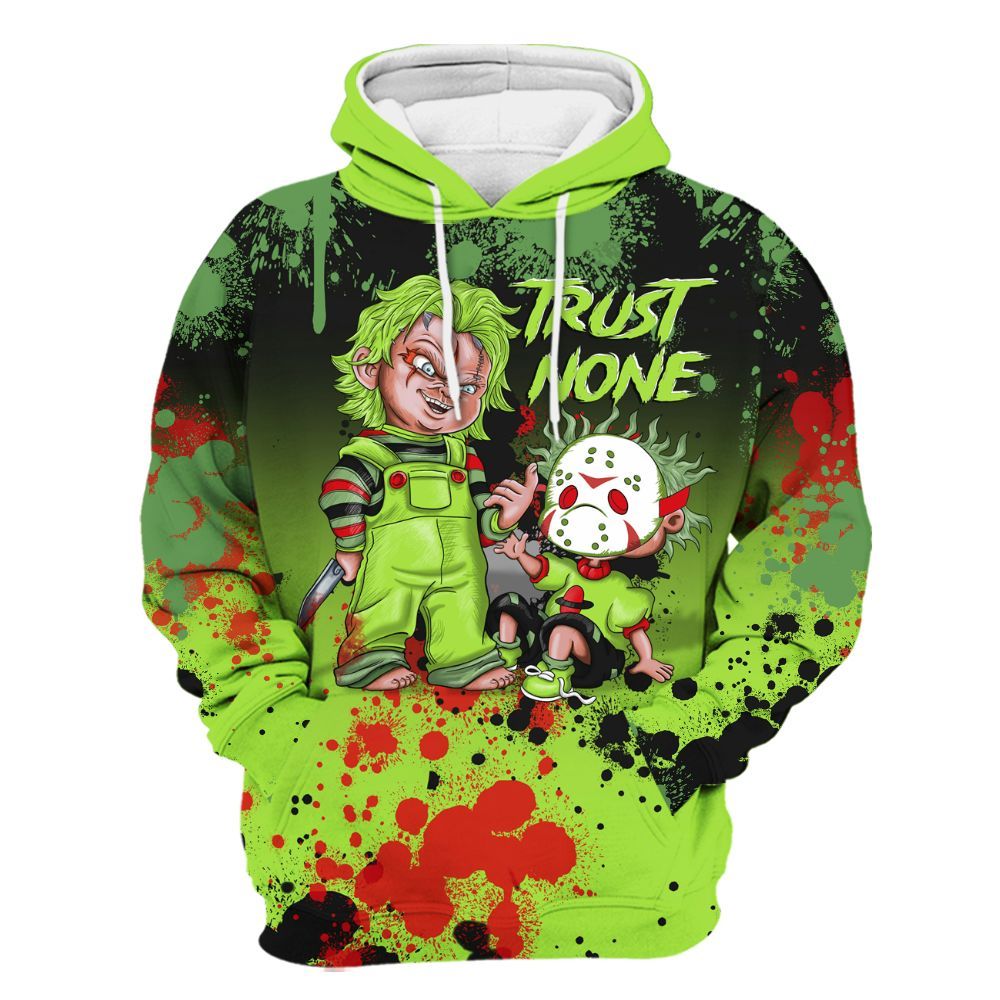 Hoodie To Match Kobe 6 SE Grinch - Trust No One Scary All Over Print
