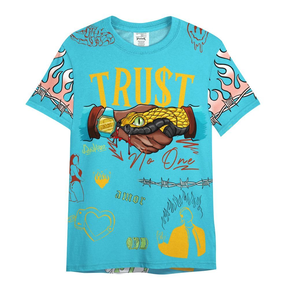 Shirt To Match SB Dunk Di'Orr Greenwood - Snake Trust No One All Over Print