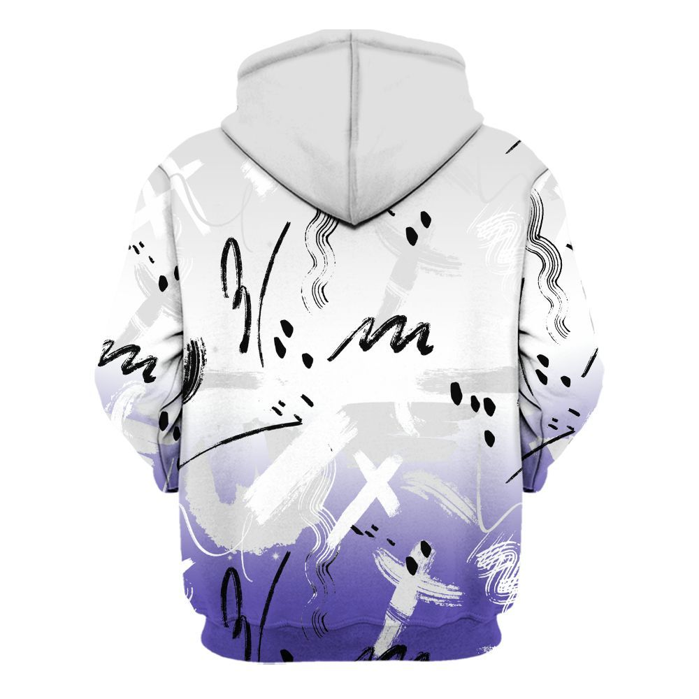 Hoodie To Match Retro Concord 5s - Money Hustle Grind Pray All Over Print