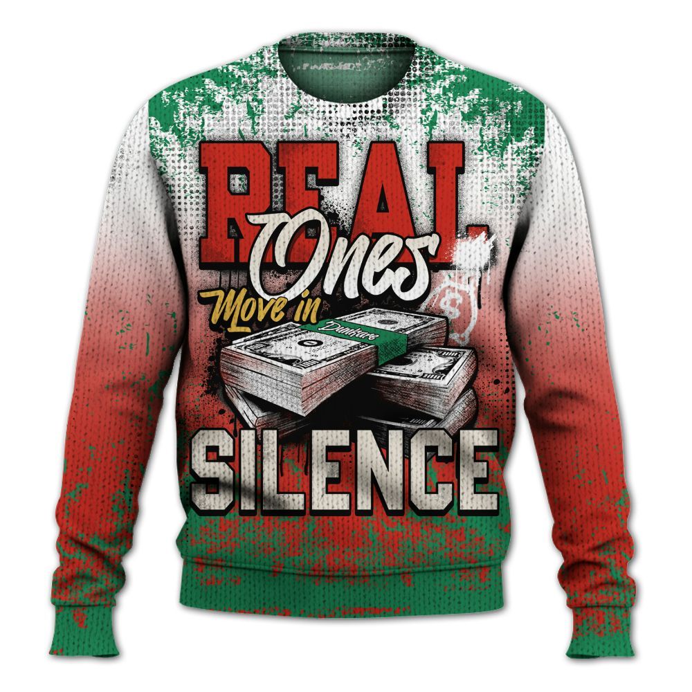 Sweater To Match Retro El Vuelo 3s Shirt, Move In Silence Money Street Retro Graphic