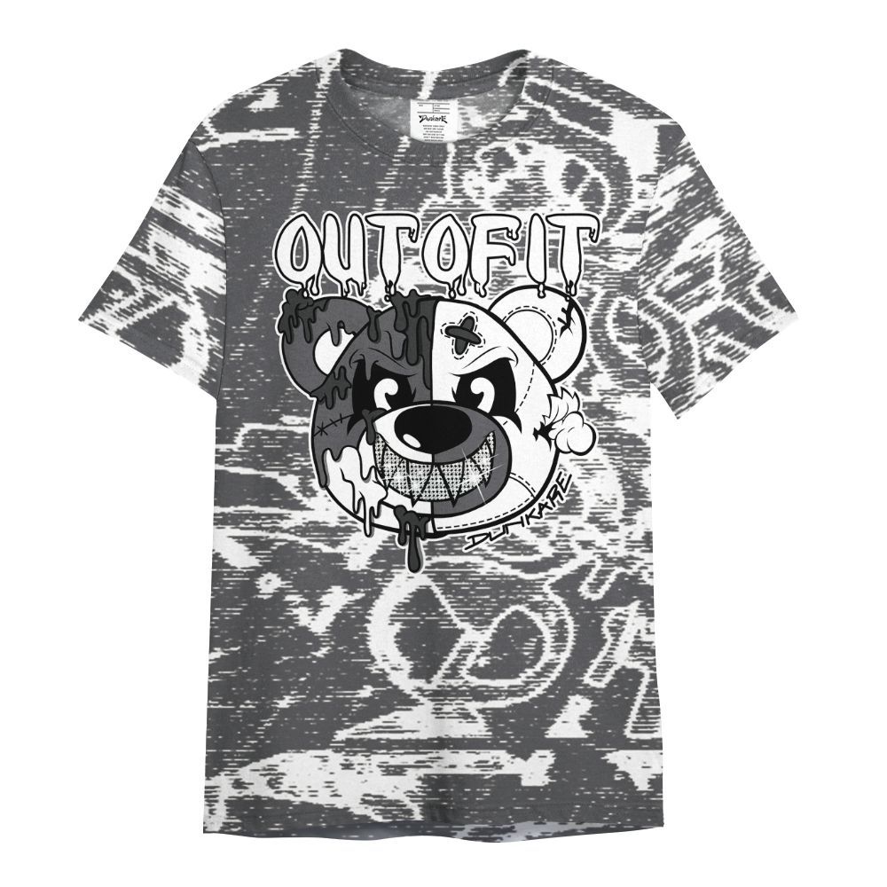 Shirt To Match White Thunder 4s - Out Of It Bear Avant-Garde All Over Print