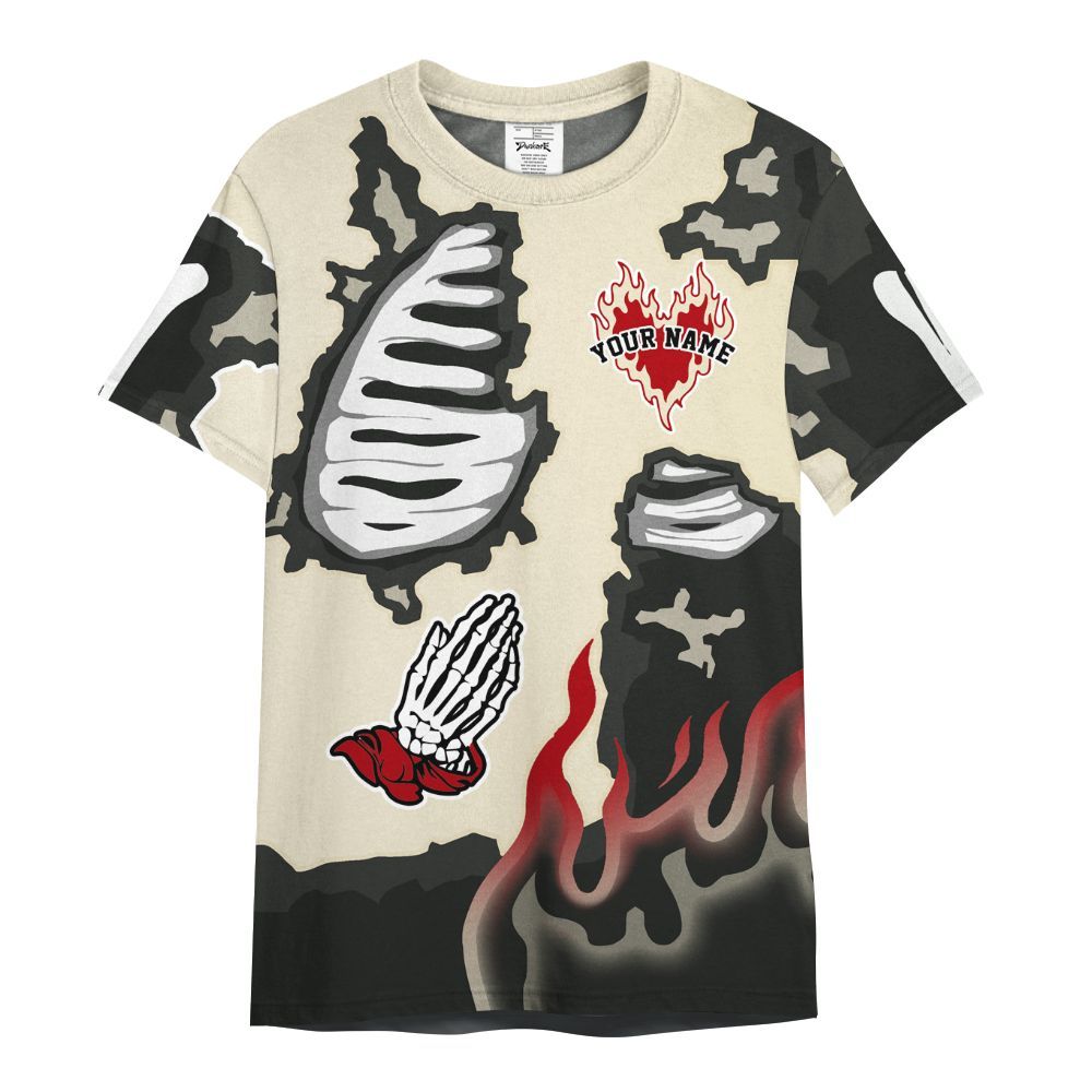 Shirt To Match Retro Low OG Nitro 1s - Dislike Us Graphic Burning Custom Name All Over Print