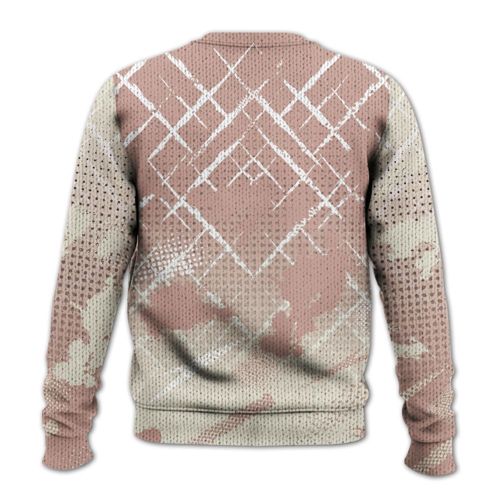 Knitted Sweater To Match Air Force Low 1 Arctic Orange - Halftone Stand Business Dripping