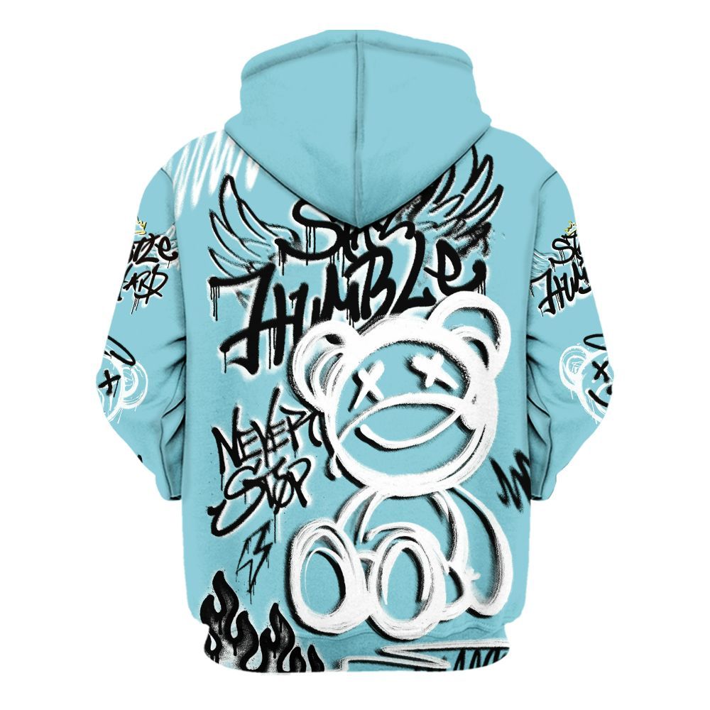 Hoodie To Match Low Legend Blue 11s - Humble Drip Streetwear Graffity All Over Print