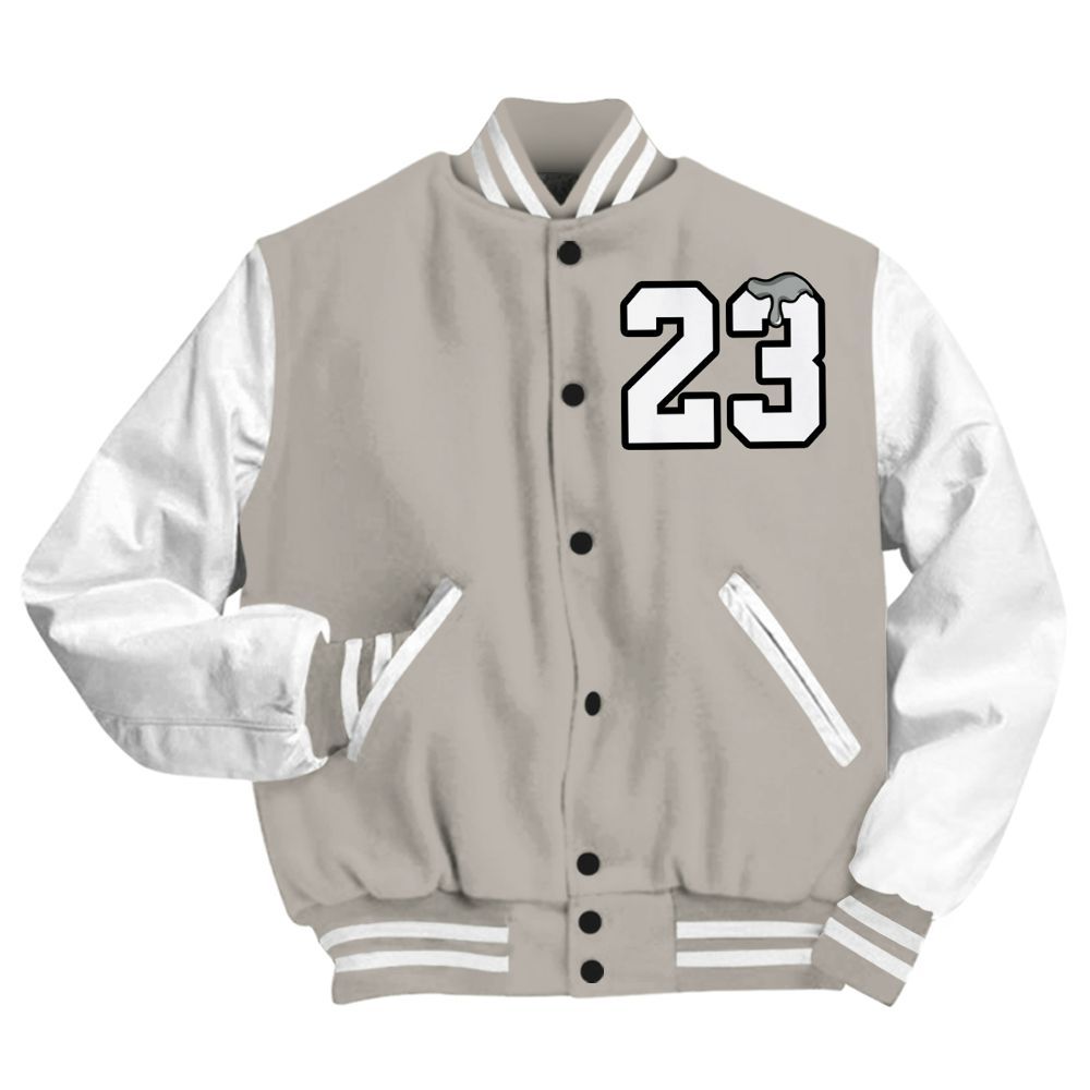 Varsity Jacket To Match Dunk Low Appears Oreo - Custom Name Number 23 Drip All Over Print
