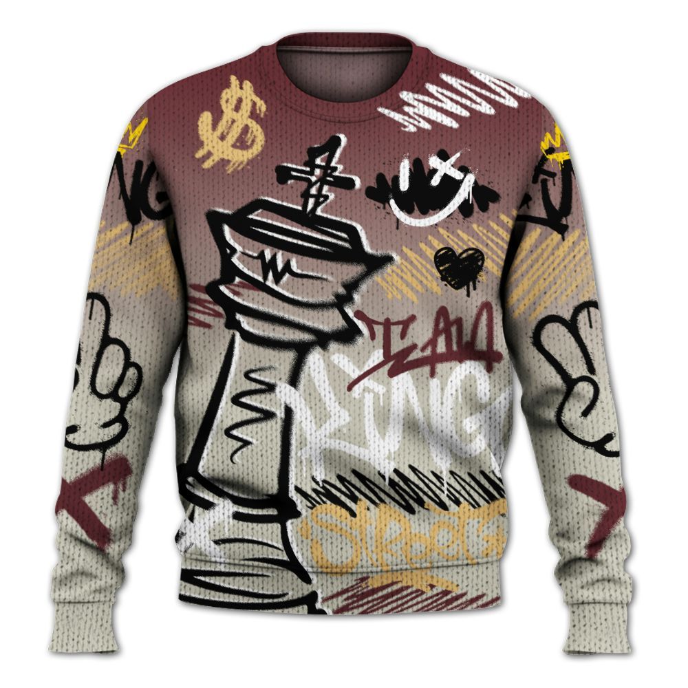 Knitted Sweater To Match Legacy 312 Year Of The Snake - Street King Chess Streetwear