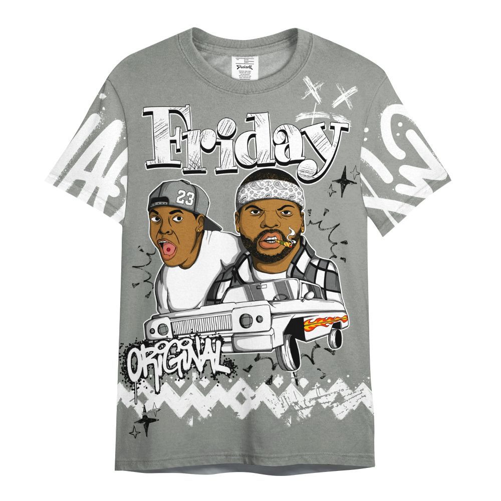 Shirt To Match Paris Olympics 4s - Friday Sneaker Crayon All Over Print
