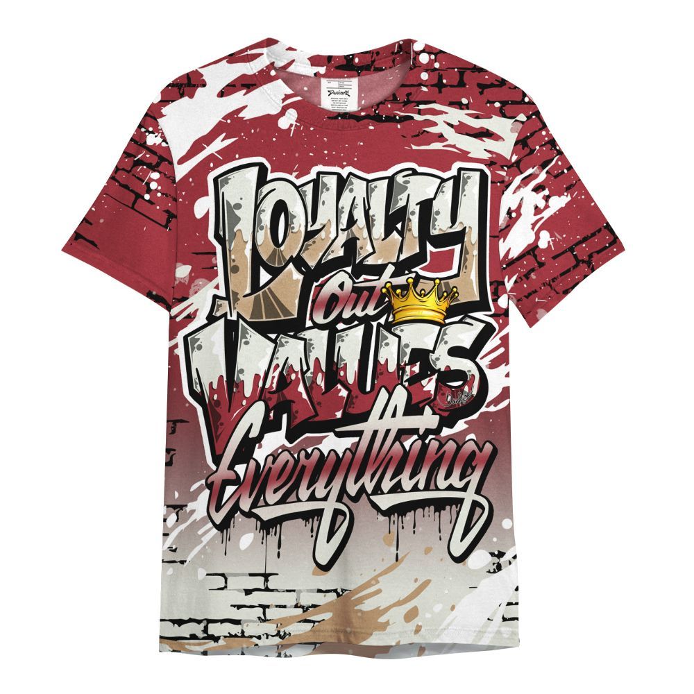 Shirt To Match Chicago 2025 40s Shirt, Values Of Loyalty Drip All Over Print