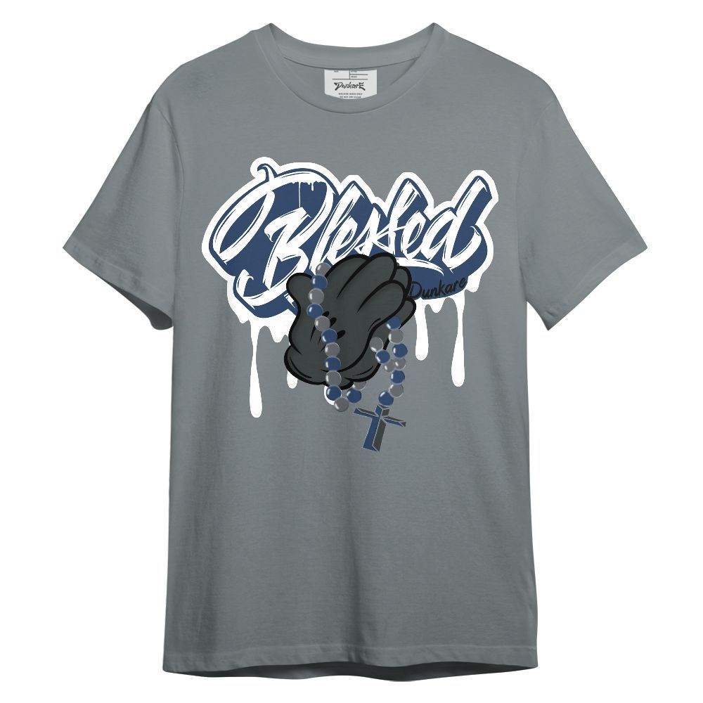Shirt To Match Flint Grey 9s - God Blessed Drip Graphic