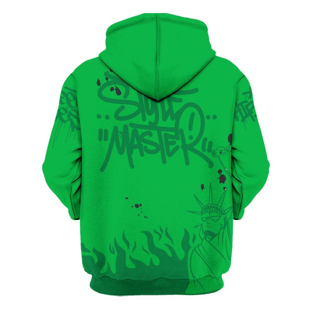 Hoodie To Match Lucky Green 5s - Graphic Fck Around Find Out All Over Print