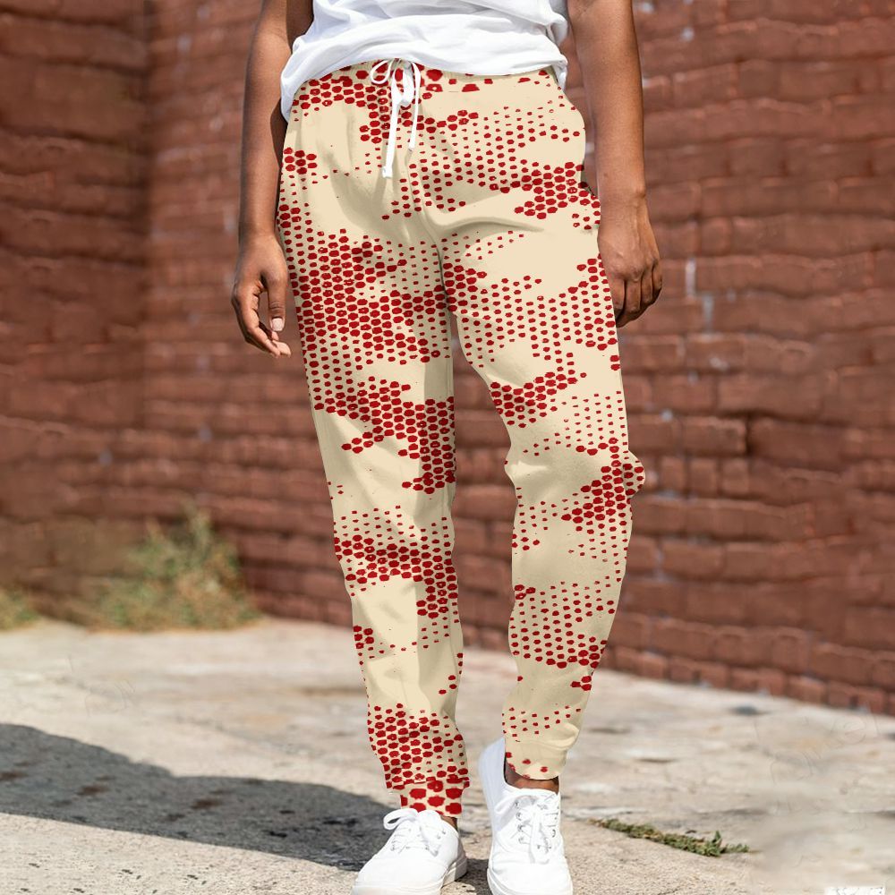 Sweatpant To Match Dunk Low Strawberry Waffle - Banknotes Art Graphic All Over Print