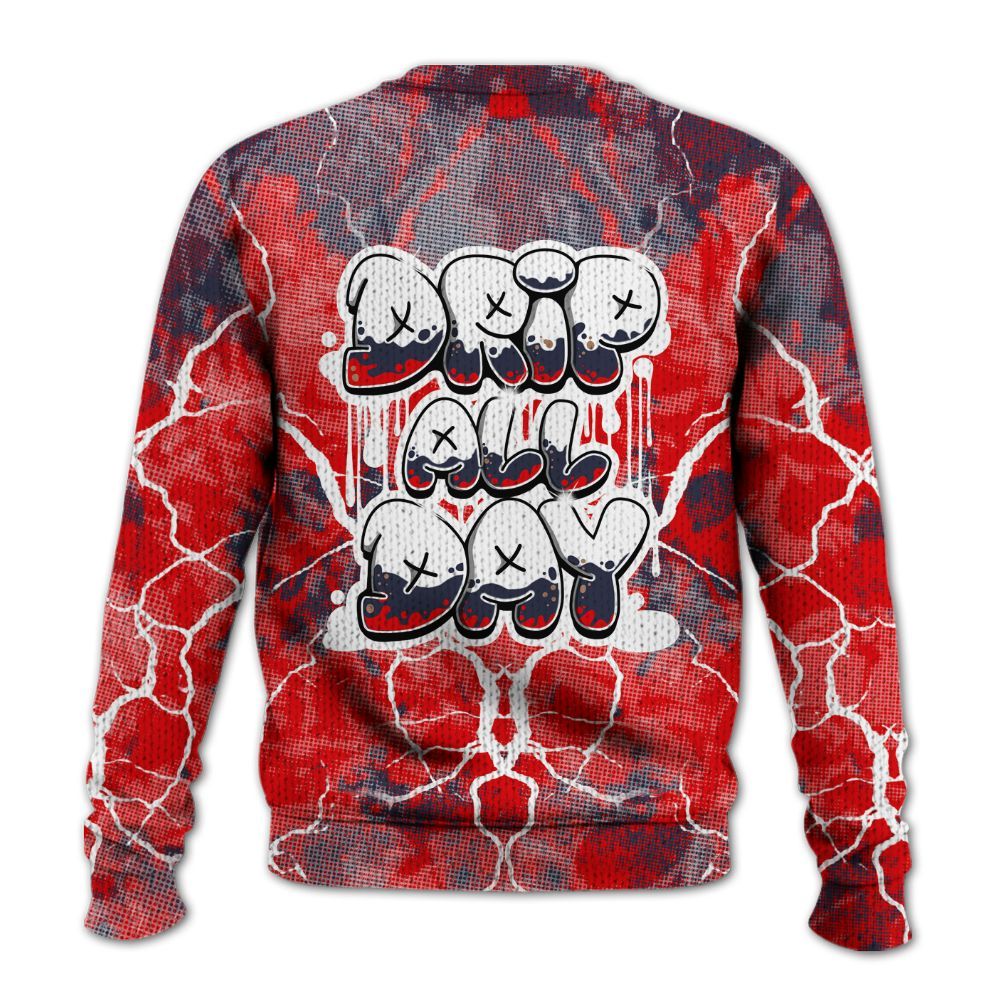 Knitted Sweater To Match Low OG Howard Bison 1s - DRIPPIN Days Graphic Halloween