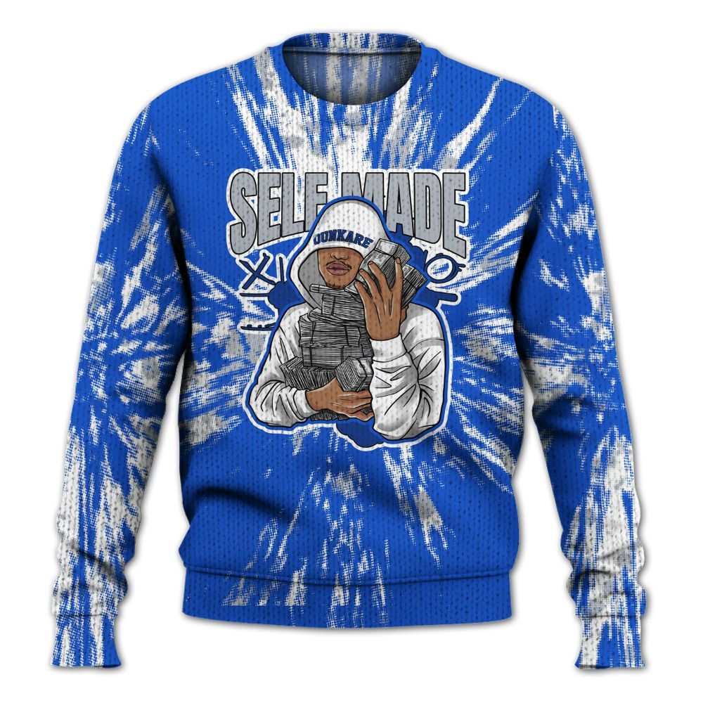 Knitted Sweater To Match Air Foamposite One Royal - Selfmade Lux