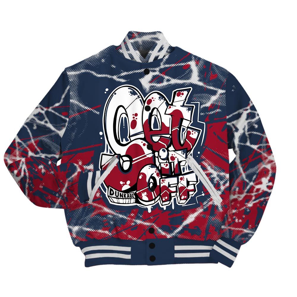 Varsity Jacket To Match Navy Blue 2024 6s - Set It Off Profound Graphic Varsity Jacket Unisex