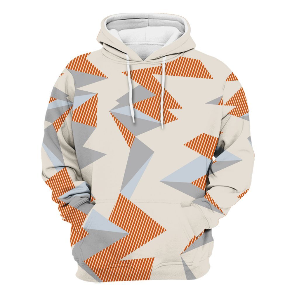 Hoodie To Match SE Craft 5s - Geometric Camouflage Pattern All Over Print