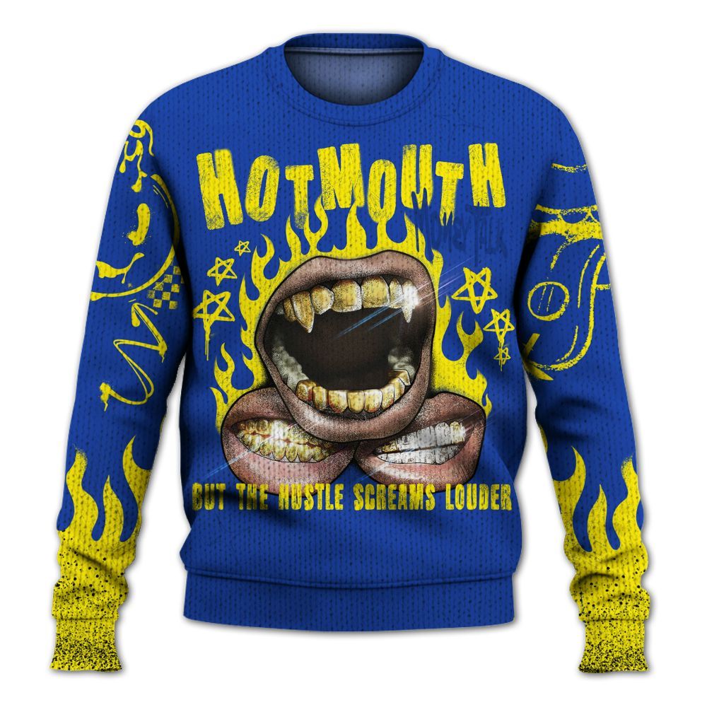 Knitted Sweater To Match Laney 14s - Mouth Burning Street Style