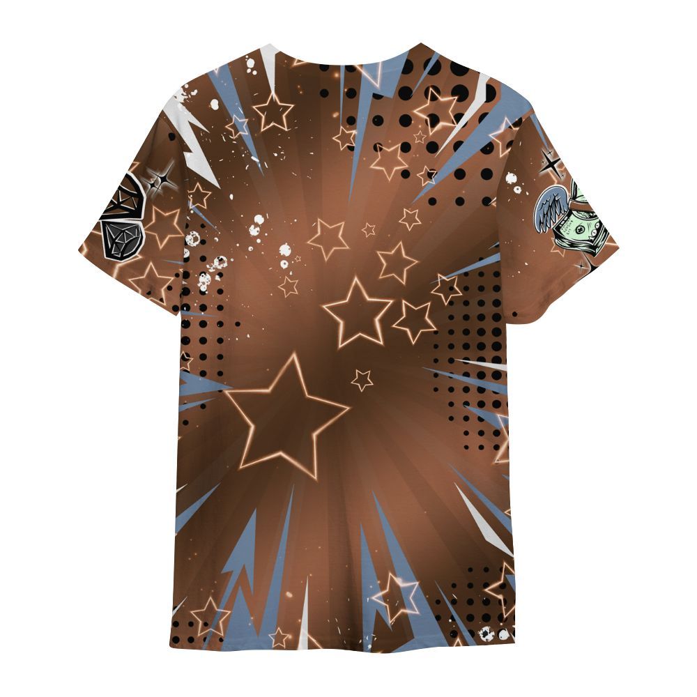 Shirt To Match Air Foamposite Metallic Copper - Grind2 Shine Later All Over Print