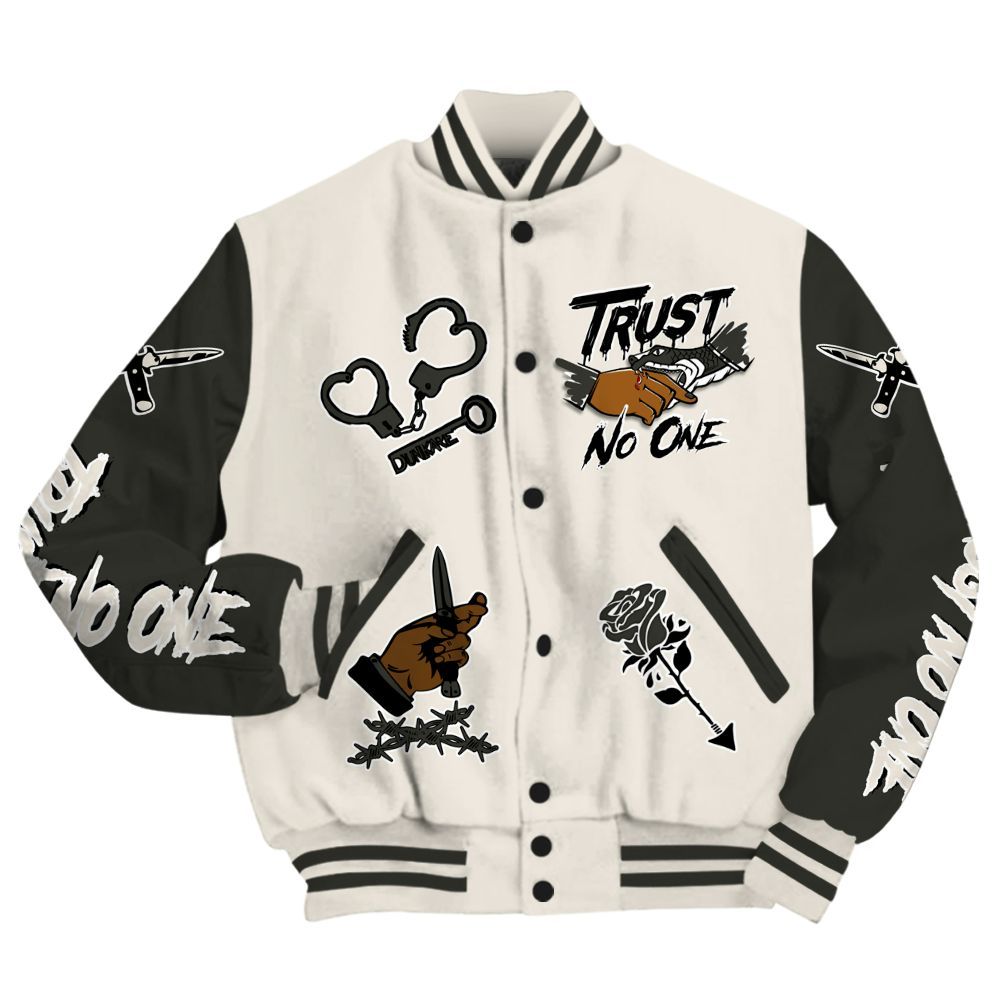 Varsity Jacket To Match Air Max Plus Moonlight Swarovski - Trust No One Dripping All Over Print