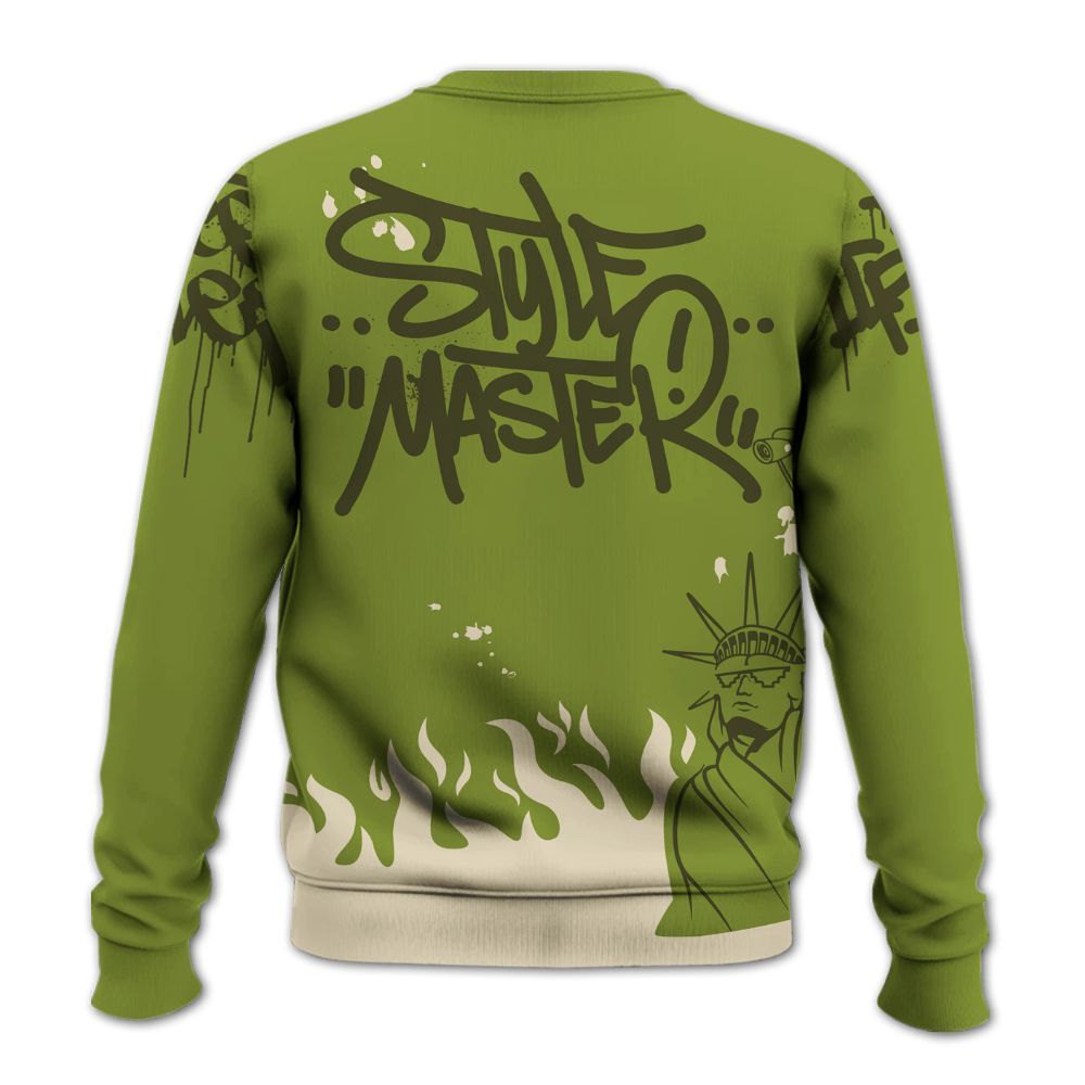 Sweatshirt To Match SB Dunk Low Asparagus - Graphic Fck Around Find Out All Over Print