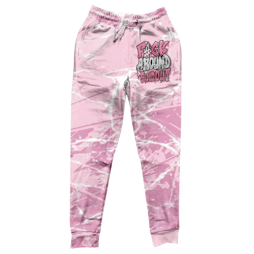 Sweatpant To Match Orchid 4s - F Around Find Out Graphic Profound All Over Print