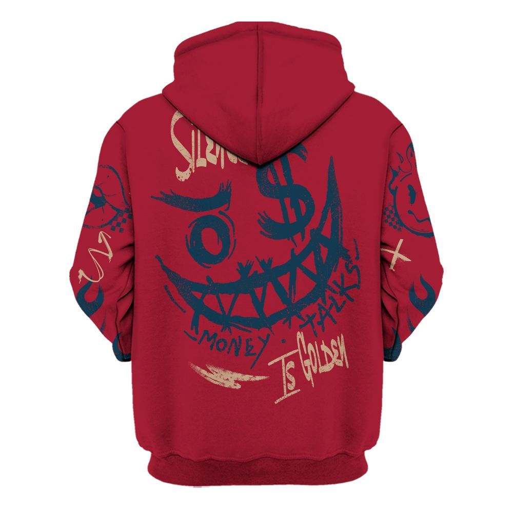 Hoodie To Match Mid Multi Color 2022 1s - Mouth Burning Street Style All Over Print
