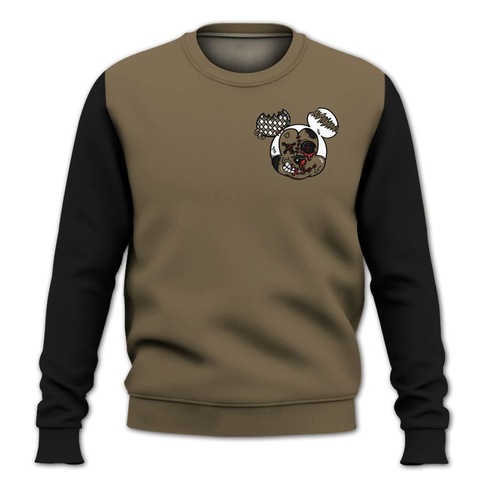 Sweatshirt To Match Olive 9s - Custom Name Got Em Drip All Over Print