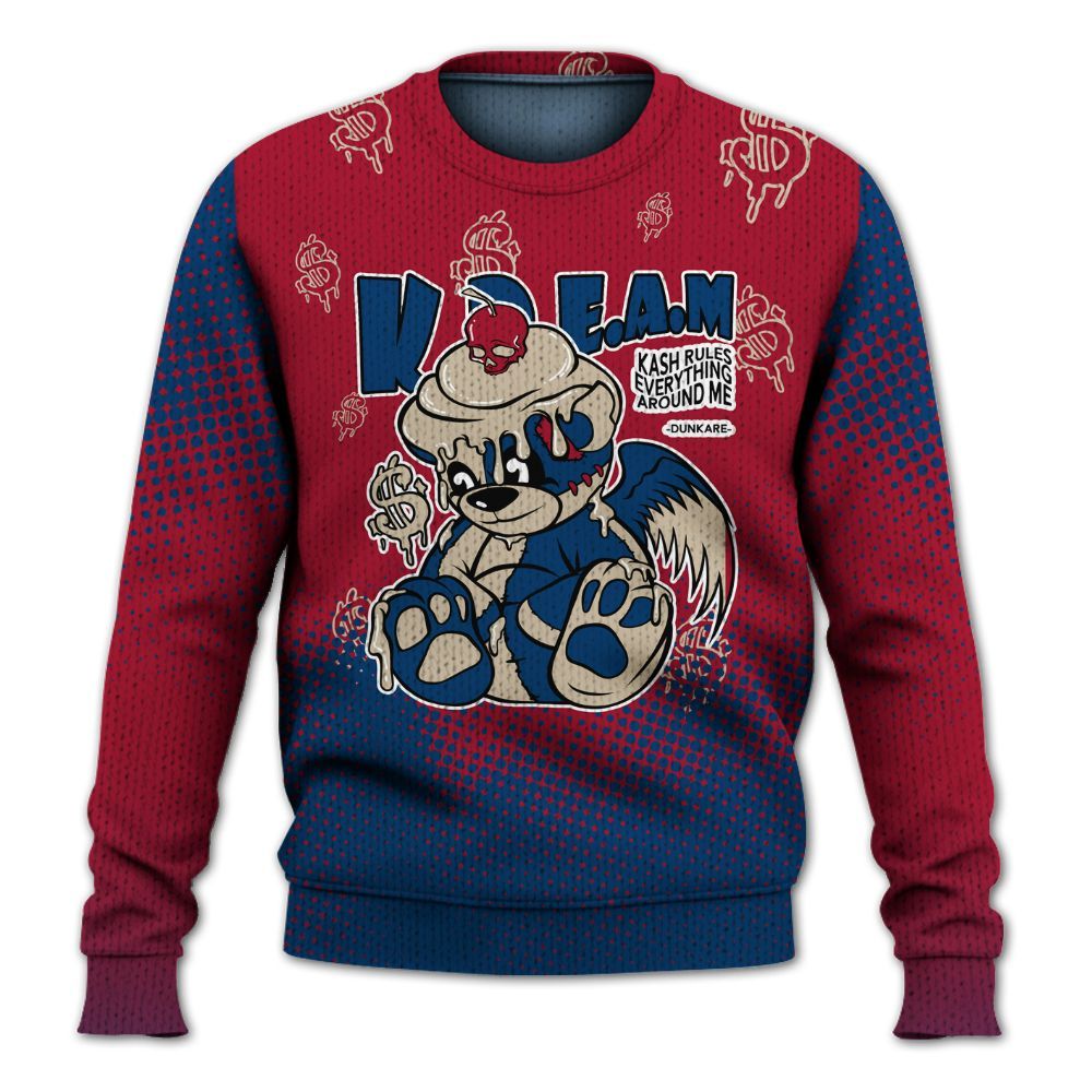 Knitted Sweater To Match Rare Air 4s - Loot Bear Unique Drip