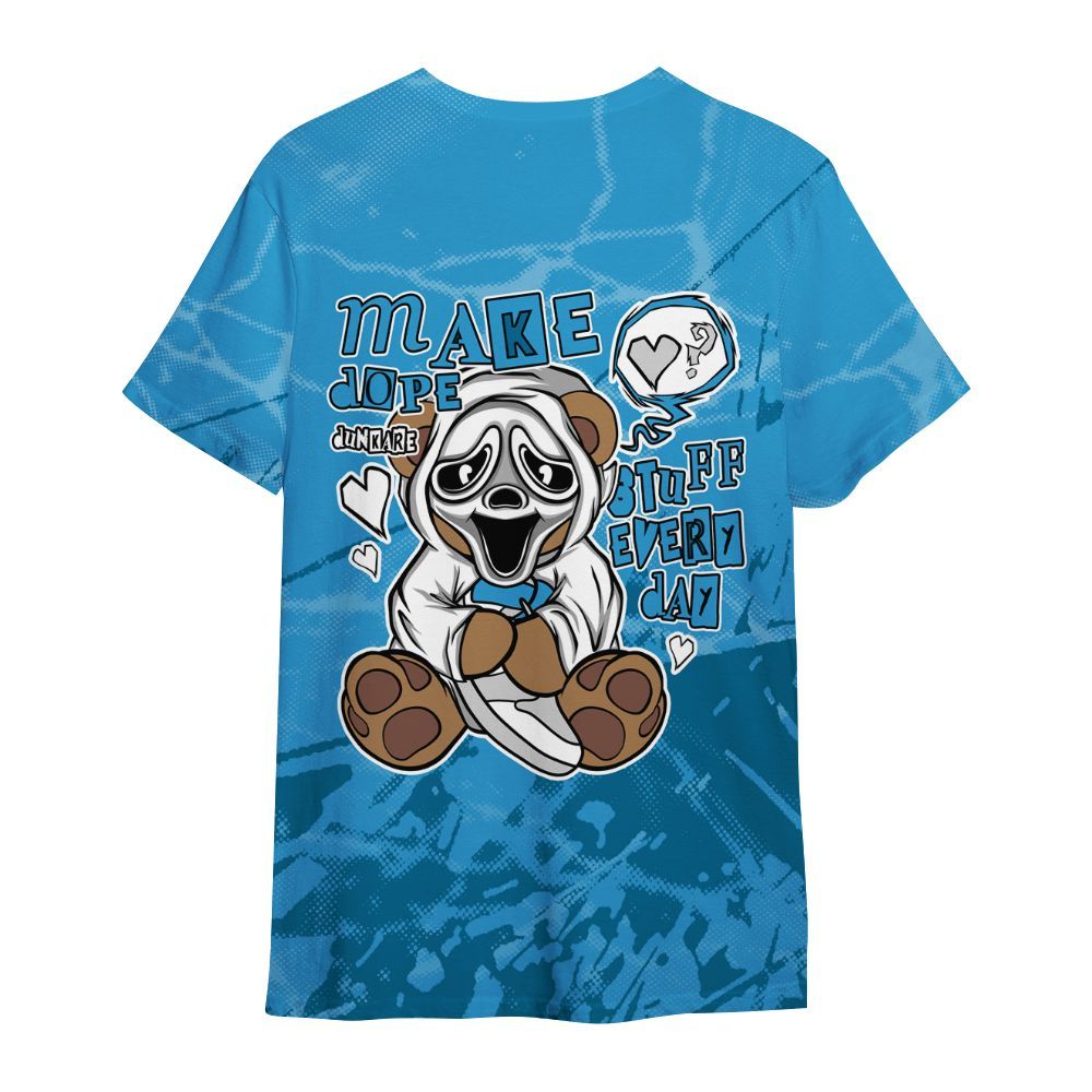 Shirt To Match Powder Blue 9s - Make Dopes Bear Profound All Over Print